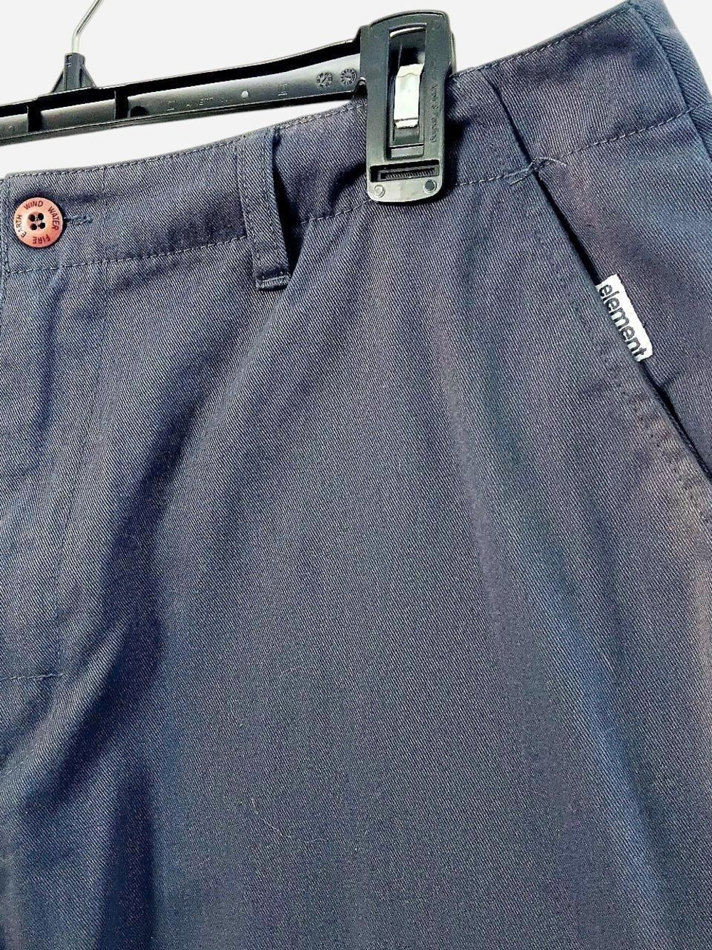 Element Men’s Navy Flat-Front Casual Shorts